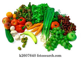 Vegetables and Fruits Arrangement