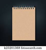 blank note book