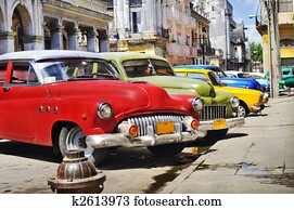 Colorful Havana cars Colorful Havana cars
