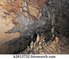 Detail of cave interior