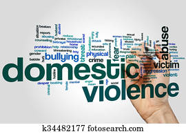 Domestic violence word cloud
