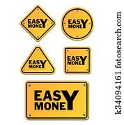 easy money signs