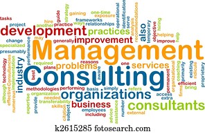 Management consulting word cloud Management consulting word cloud