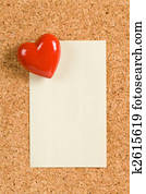 Red Heart and Note Pad