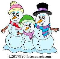snowman, familie
