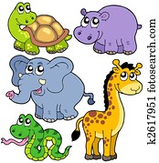 אפריקני, בעלי חיים, אוסף, 4