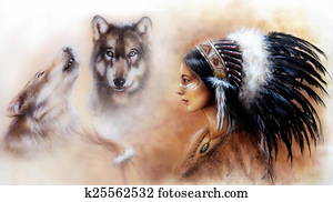 A beautiful airbrush painting of a young indian woman wearing a A beautiful airbrush painting of a young indian woman wearing a