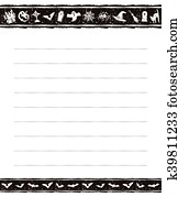 Halloween memo pad design Halloween memo pad design