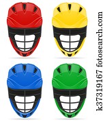 lacrosse helmets illustration lacrosse helmets illustration