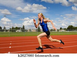 Running athlete Running athlete