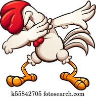 לטפוח, ציור היתולי, עוף