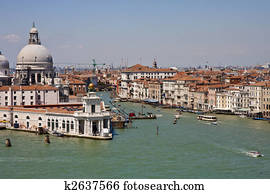 Entrance to Grand Canal in Venice Entrance to Grand Canal in Venice
