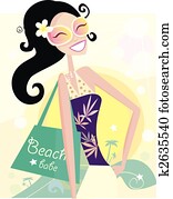 Hot beach chic Hot beach chic