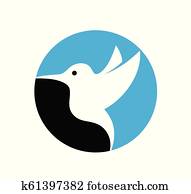 Allen's Hummingbird Female Clip Art | u16261336 | Fotosearch