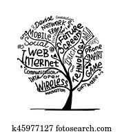kunst, baum, begriff, mit, internettechnologie, etikette kunst, baum, begriff, mit, internettechnologie, etikette
