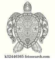 Turtle coloring page Turtle coloring page