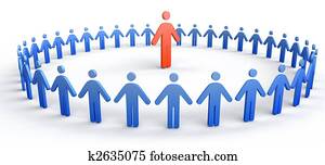 עיגול של אנשים