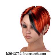 3D Girl - rendered and still beautiful