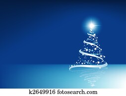 Blue Abstract Christmas Blue Abstract Christmas