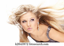 Flying fair hair Flying fair hair