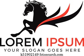 Horse logo design. Horse logo design.