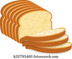vector white bread slices vector white bread slices