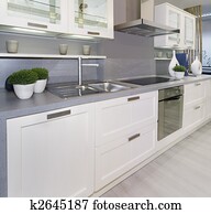 White kitchen