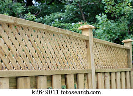 Wooden fence Wooden fence