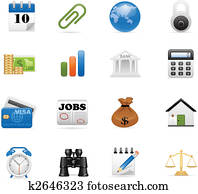 zalezitost icons, set