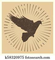 יונה, בציר, וקטור, יונה