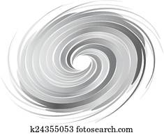 abstracte, cirkel, kolken, image., concept, van, orkaan, twister, tornado