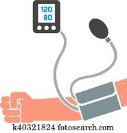 blood pressure measuring blood pressure measuring