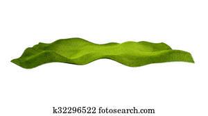 cross section of ground with grass