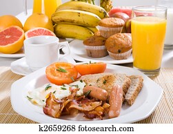 grande, pequeno almoço