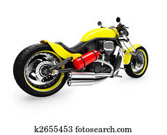 isolated moto back view 01 isolated moto back view 01