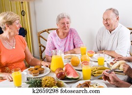 senior people breakfast senior people breakfast