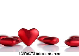 valentine, corazones