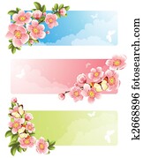 Flower banner Flower banner