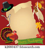 Thanksgiving day menu Thanksgiving day menu