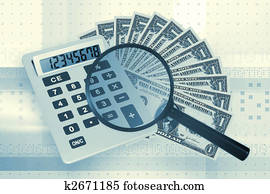 calculator and money