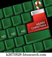 Christmas keyboard