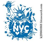 new york city, hintergrund new york city, hintergrund