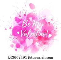 Pink Valentine splash