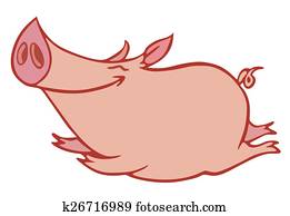 rosafarbenes schwein rosafarbenes schwein