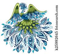 Vector illustration of peacock Vector illustration of peacock