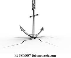 Anchor stuck Anchor stuck