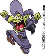 Cartoon witch