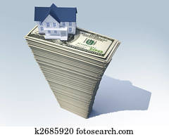 House on money