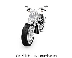 isolated motorcycle front view 02 isolated motorcycle front view 02