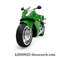 isolated motorcycle front view 04 isolated motorcycle front view 04